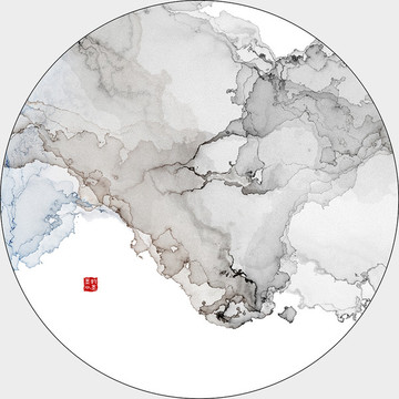 后現(xiàn)代裝飾畫新中式水墨畫