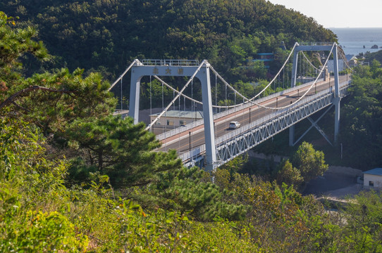 大连滨海路公路无人