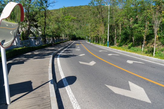 大连滨海路道路无人