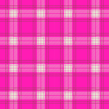 矢量苏格兰格子布纹粉色格子布纹