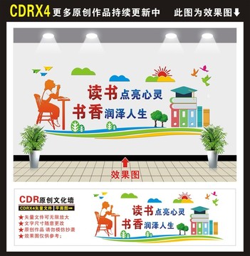 圖書室文化墻