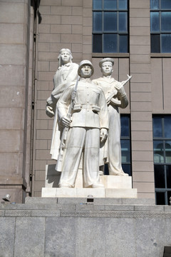军事博物馆雕塑