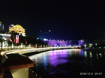 都匀南沙洲夜景