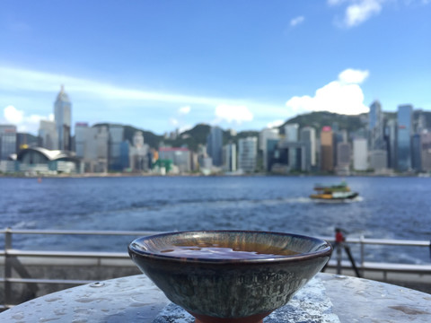 在香港品茶文化