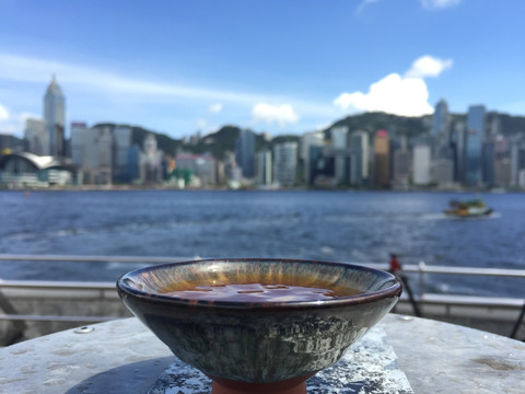 在香港品茶文化