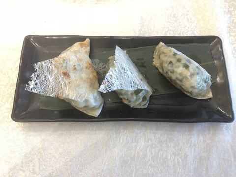 粤式茶点韭菜饺