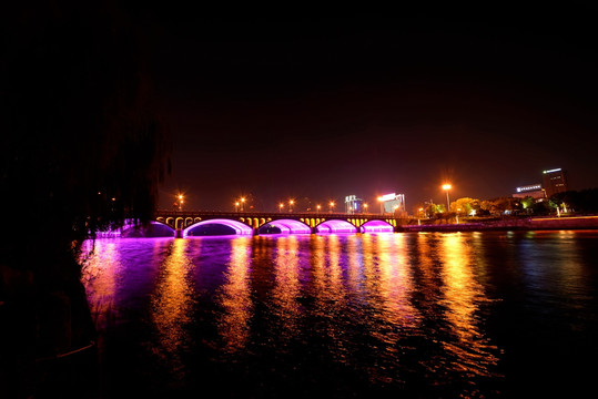 金华通济桥夜景