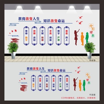教育文化墻