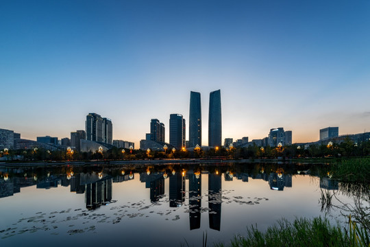 成都饺子公园夜景