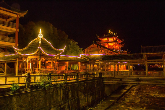 潘洲古城夜景