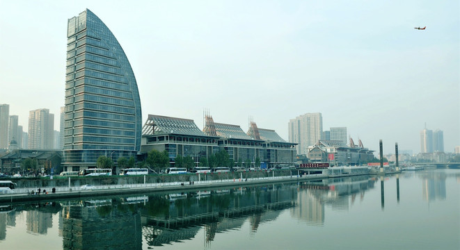 天津海河风景