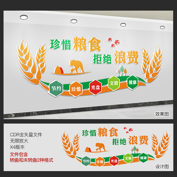 食堂文化墻