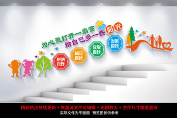 心理健康樓道文化