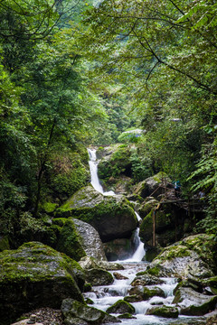 山谷溪流