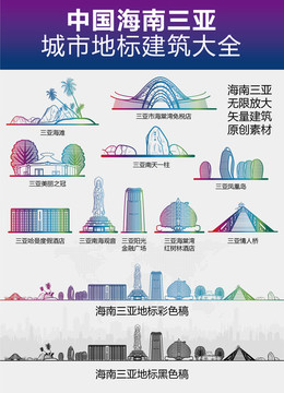 三亞城市地標(biāo)建筑大全
