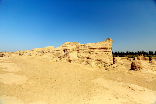 新疆车师国交河古城遗迹