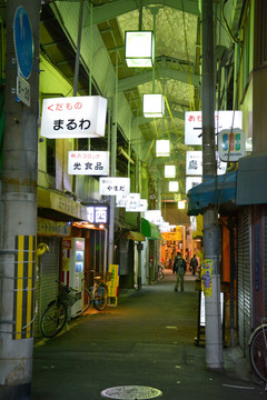 大阪商铺夜景