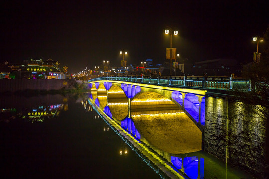 张家界武陵源区夜景