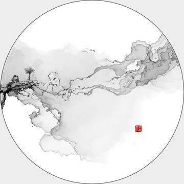 新中式抽象山水畫