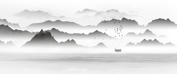 新中式山水畫