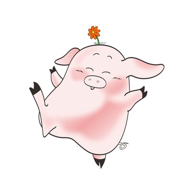 卡通小豬