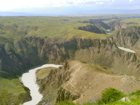 新疆喀拉峻阔克苏峡谷阔克苏河