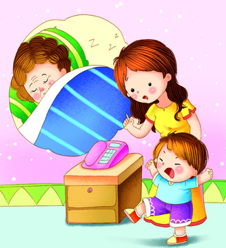 深夜小孩打電話