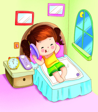 小孩打電話
