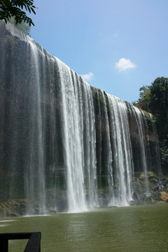 瀑布山水