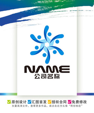 戶外運動購物凈水化工logo