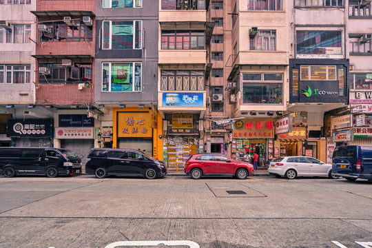 高清香港街景