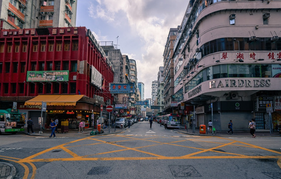 高清香港街景