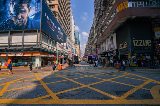 高清香港街景