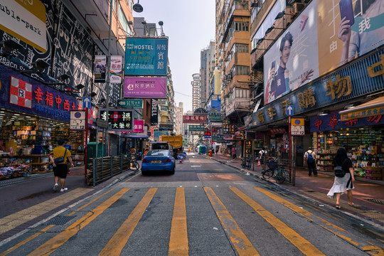 高清香港街景