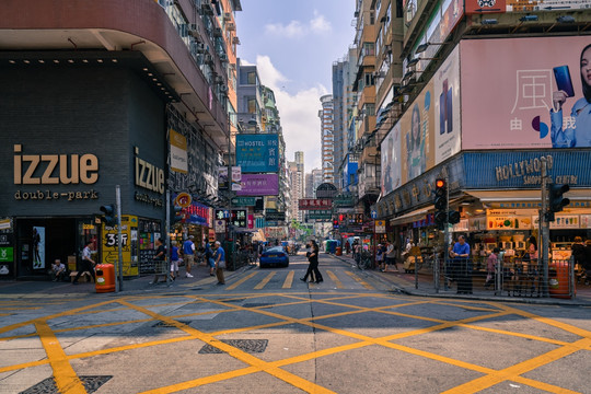 高清香港街景