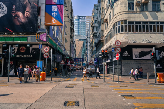 高清香港街景