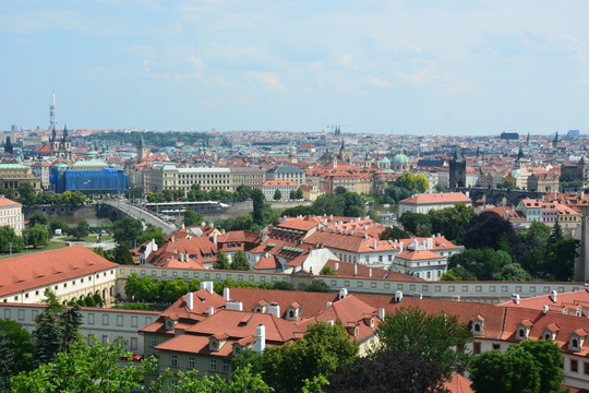 布拉格城市景观