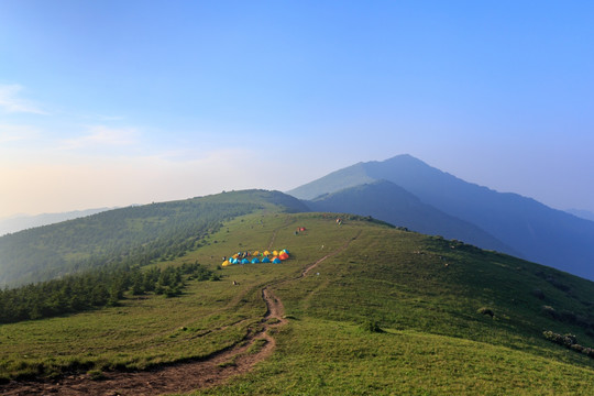 北京延庆海坨山高山草甸