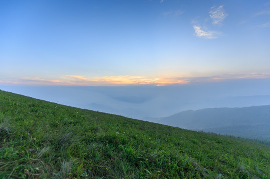 北京延庆海坨山高山草甸