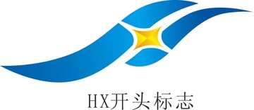 HX字母開頭標志設(shè)計