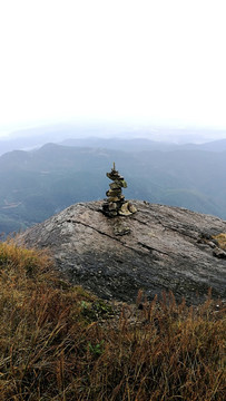 宁波宁海磨柱峰风光