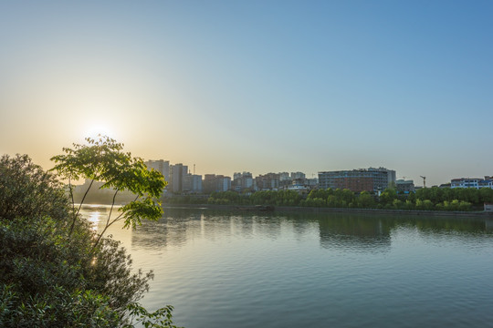 邵阳资江沿岸风光