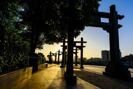 湖南邵阳资江沿岸风景