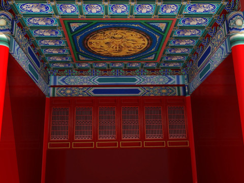 室內(nèi)天花藻井