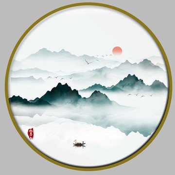 山水画