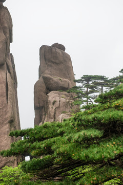 黄山巨石