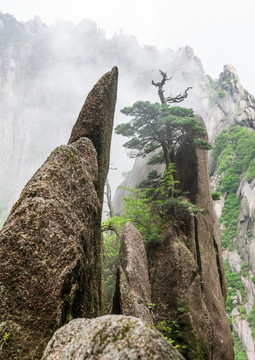 黄山山峰