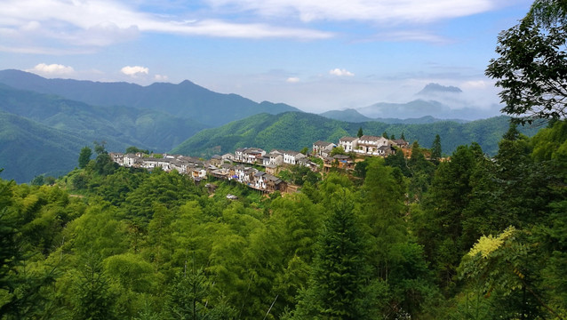 高山人家高山风光