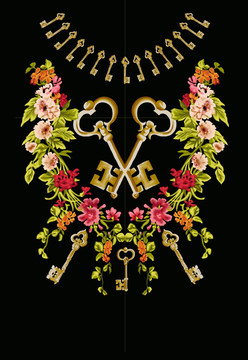 鑰匙花型設(shè)計(jì)