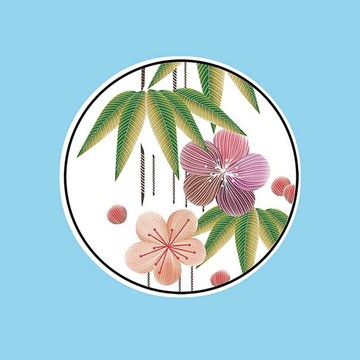 竹子梅花